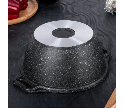 Кастрюля KUKMARA КМТ22а 2,0л. Темный мрамор