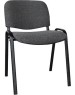 Стул OLSS стул ИЗО В-3 серый обивка - ткань износопрочная, рама окрашенная черной порошковой краской