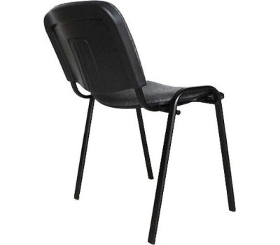 Стул OLSS стул ИЗО В-3 серый обивка - ткань износопрочная, рама окрашенная черной порошковой краской