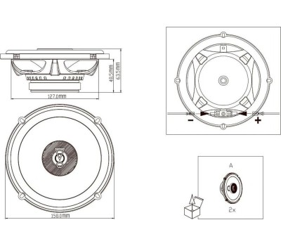 Автоакустика JBL STAGE3 627F