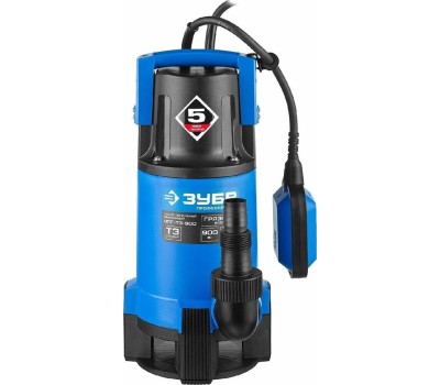 Дренажный насос ЗУБР НПГ-Т3-900 Насос погружной дренажный для грязной воды 900 Вт, 240 л/мин