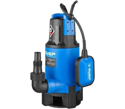 Дренажный насос ЗУБР НПГ-Т3-900 Насос погружной дренажный для грязной воды 900 Вт, 240 л/мин