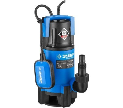 Дренажный насос ЗУБР НПГ-Т3-900 Насос погружной дренажный для грязной воды 900 Вт, 240 л/мин