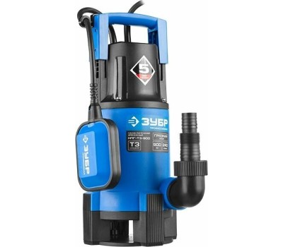 Дренажный насос ЗУБР НПГ-Т3-900 Насос погружной дренажный для грязной воды 900 Вт, 240 л/мин