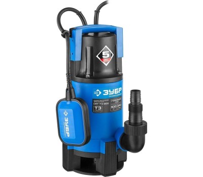 Дренажный насос ЗУБР НПГ-Т3-900 Насос погружной дренажный для грязной воды 900 Вт, 240 л/мин