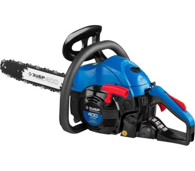 Бензопила ЗУБР ПБЦ-400 40П Пила цепная бензиновая 1,5 кВт/ 2,0 л.с., 400 мм