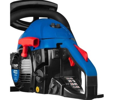 Бензопила ЗУБР ПБЦ-400 40П Пила цепная бензиновая 1,5 кВт/ 2,0 л.с., 400 мм