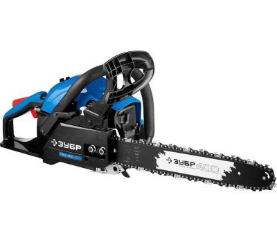 Бензопила ЗУБР ПБЦ-400 40П Пила цепная бензиновая 1,5 кВт/ 2,0 л.с., 400 мм