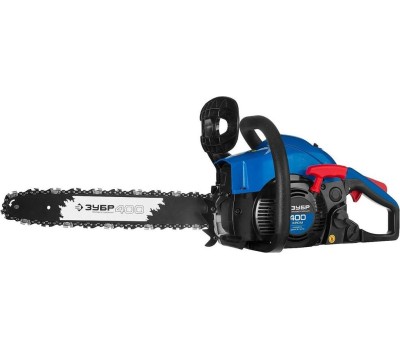 Бензопила ЗУБР ПБЦ-400 40П Пила цепная бензиновая 1,5 кВт/ 2,0 л.с., 400 мм