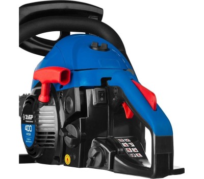 Бензопила ЗУБР ПБЦ-400 40П Пила цепная бензиновая 1,5 кВт/ 2,0 л.с., 400 мм