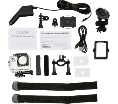 Видеорегистратор DIGMA FREEDRIVE ACTION 4K WIFI