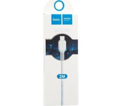 USB кабель HOCO (6957531068907) X20 USB (m)-microUSB (m) 2.0м - черный