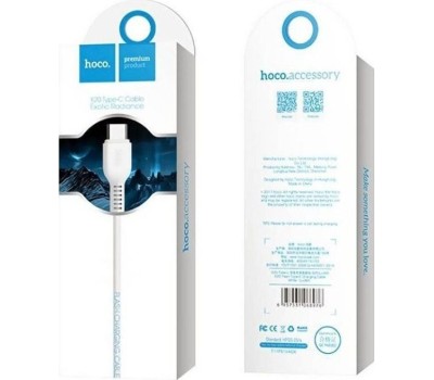 USB кабель HOCO (6957531068907) X20 USB (m)-microUSB (m) 2.0м - черный