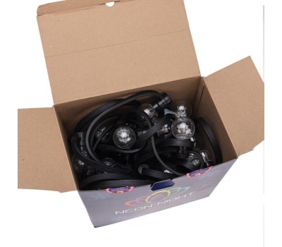 Электрогирлянда NEON-NIGHT (331-326) ''Белт-Лайт'' 10 м, черный каучук, 30 ламп, цвет Теплый белый, IP65, соединяется