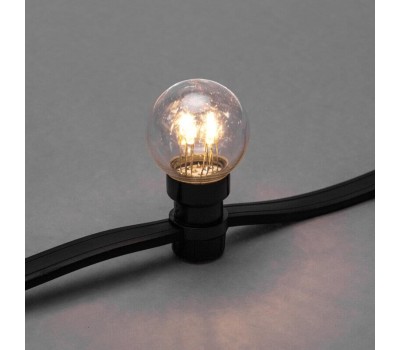 Электрогирлянда NEON-NIGHT (331-326) ''Белт-Лайт'' 10 м, черный каучук, 30 ламп, цвет Теплый белый, IP65, соединяется