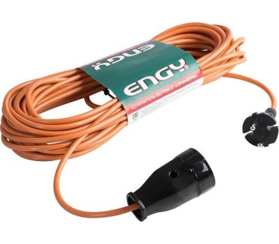 Удлинитель ENGY Удлинитель Премиум , 10м/1роз. (ПВС 2х0,75) (186707)