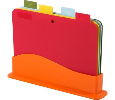 Набор разделочных досок MALLONY Набор разделочных досок на подставке DIVO (4 шт) (986053)