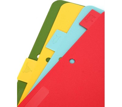 Набор разделочных досок MALLONY Набор разделочных досок на подставке DIVO (4 шт) (986053)