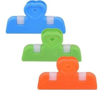 Н-р зажимов д/пакетов MULTIDOM Н-р зажимов д/пакетов mix 3 шт 6,5 см LF75-77