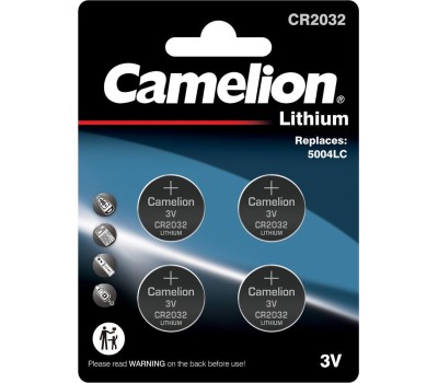 Батарейки CAMELION (15247) CR2032 BL-4 литиевая