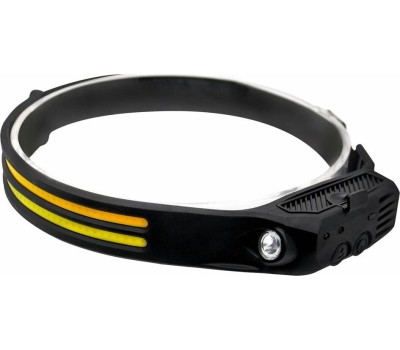 Фонарь налобный RITTER 56205 8 LED COB 7Вт+3Вт/1200мАч/600Лм/IP44 черный