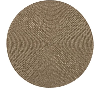 РЫЖИЙ КОТ Салфетка сервировочная плетеная PPW-03, диам 38 см