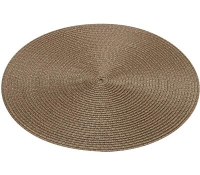 РЫЖИЙ КОТ Салфетка сервировочная плетеная PPW-03, диам 38 см