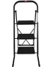 Стремянка HAUSMANN HM-WK6018F-3A Actru 3 ступени, черн.