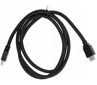 кабель CACTUS Кабель аудио-видео CS-HDMI.2-1.5 HDMI (m)/HDMI (m) 1.5м. позолоч.конт. черный