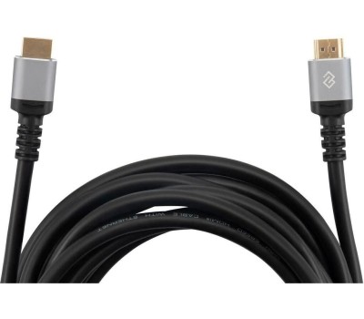 DIGMA Кабель аудио-видео D-HDMI-V2.0-5M HDMI (m)/HDMI (m) 5м. позолоч.конт. черный