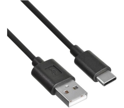 BURO Кабель USB Type-C (m) - USB (m), 0.8м, 2A, черный [usb-tc-0.8b2a]