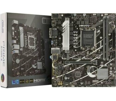 Материнская плата ASUS Материнская плата PRIME B760M-K, Socket LGA 1700, Intel B760, mATX, Ret
