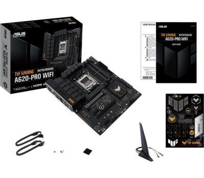 Материнская плата ASUS Материнская плата TUF GAMING A620-PRO WIFI, Socket AM5, AMD A620, ATX, Ret