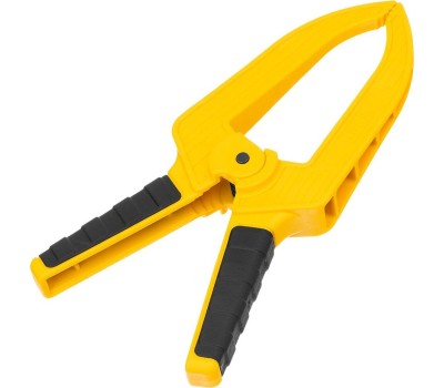 Струбцина DENZEL Струбцина клещеобразная, удлиненная 75 х 110 мм двухкомпонентные рукоятки 20790