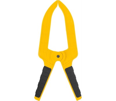 Струбцина DENZEL Струбцина клещеобразная, удлиненная 75 х 110 мм двухкомпонентные рукоятки 20790