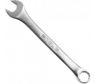 Ключ STELS Ключ комбинированный, 21 мм, CrV, матовый хром 15225