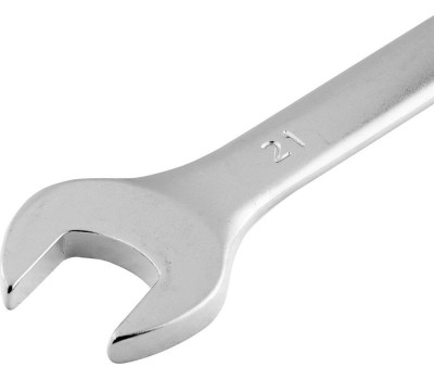 Ключ STELS Ключ комбинированный, 21 мм, CrV, матовый хром 15225