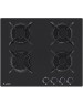 Варочная панель газовая LEX Газовая варочная панель GVG 643A BBL, 4 конфорки, закаленное стекло, черный