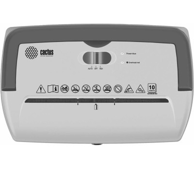 шредеры CACTUS Уничтожитель бумаг CS-SH-C5, P-4, 5x18 мм, 10 лист. одновременно, 21л