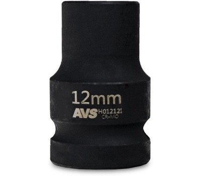 Головка торцевая AVS TOOLS Головка торцевая ударная 6-гранная 1/2''DR (12 мм) AVS H01212I