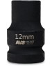 Головка торцевая AVS TOOLS Головка торцевая ударная 6-гранная 1/2''DR (12 мм) AVS H01212I