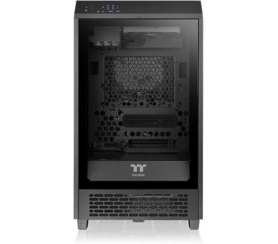 Корпус для ПК THERMALTAKE Корпус The Tower 200/Black/Win/SPCC/Tempered Glass*1/CT140 Fan*2/Color Box