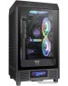 Корпус для ПК THERMALTAKE Корпус The Tower 200/Black/Win/SPCC/Tempered Glass*1/CT140 Fan*2/Color Box