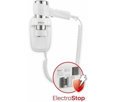 Фен VALERA Фен Hospitality Action Protect 1600 Shaver, 1600Вт, белый и хром