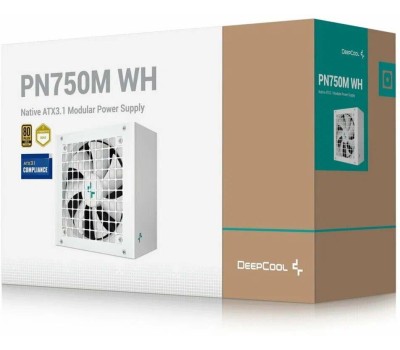 Блок питания DEEPCOOL Блок питания ПК GAMERSTORM PN750M WH (R-PN750M-FC0W-WGEU)