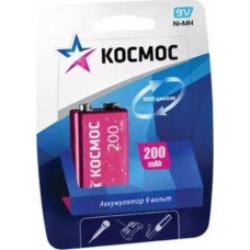 Аккумулятор КОСМОС KOCNI-MH6F22(200MAH)