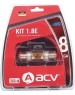 Комплект проводов ACV KIT 1.8SL (SILVER=ECO) (1-кан усил-ля 8AWG)