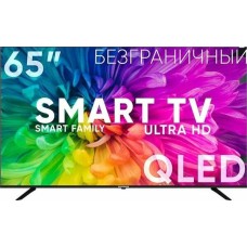 Телевизор SOUNDMAX SM-QLED65T2SU UHD SMART TV Android Безрамочный