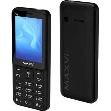 Телефон мобильный MAXVI C38 black