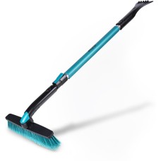 Щетка AVS SB-6330 скребок с мягкой ручкой и распушенной щетиной, поворотная, телескопич. (90-130 см)